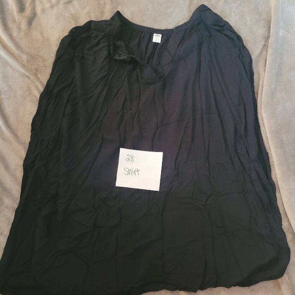 (SHIRT 28) - Women’s Plus Size V-Neck Tunic Tank Top